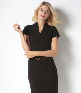 View K770-kustom-kit-ladies-v-neck-corporate-top Ladies workwear blouses