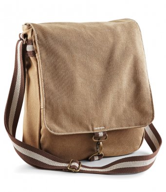 QD611 Quadra Canvas Messenger Bag