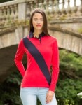 Henbury FR112 ladies diagonal stripe rugby shirt